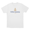 Delta Gamma 1873 Anchor Unisex T Shirt White
