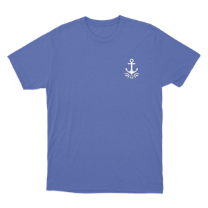 Delta Gamma Anchor Unisex T Shirt Blue