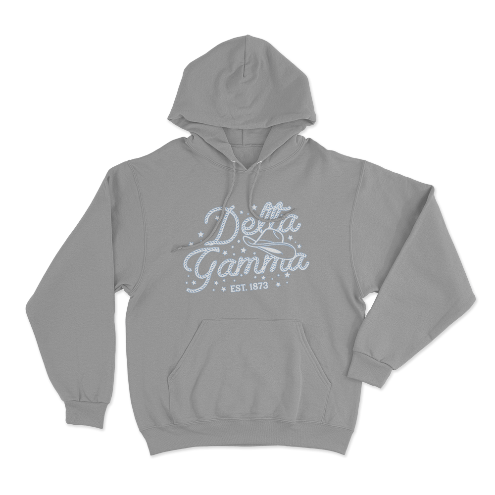 Delta Gamma Est. 1873 Unisex Hoodie Grey Delta Gamma Est. 1873 Unisex Hoodie Grey
