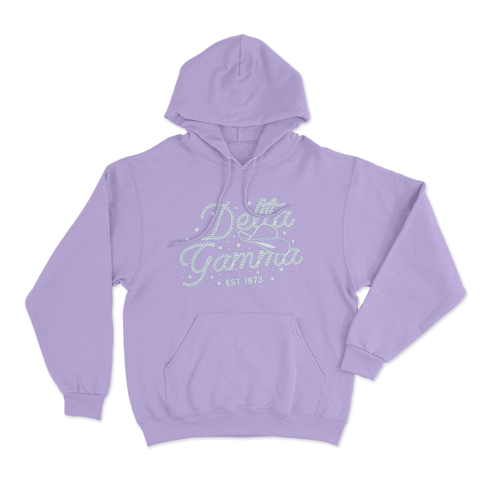 Delta Gamma Est. 1873 Unisex Hoodie Purple Delta Gamma Est. 1873 Unisex Hoodie Purple