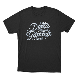 Delta Gamma Est. 1873 Unisex T Shirt Black