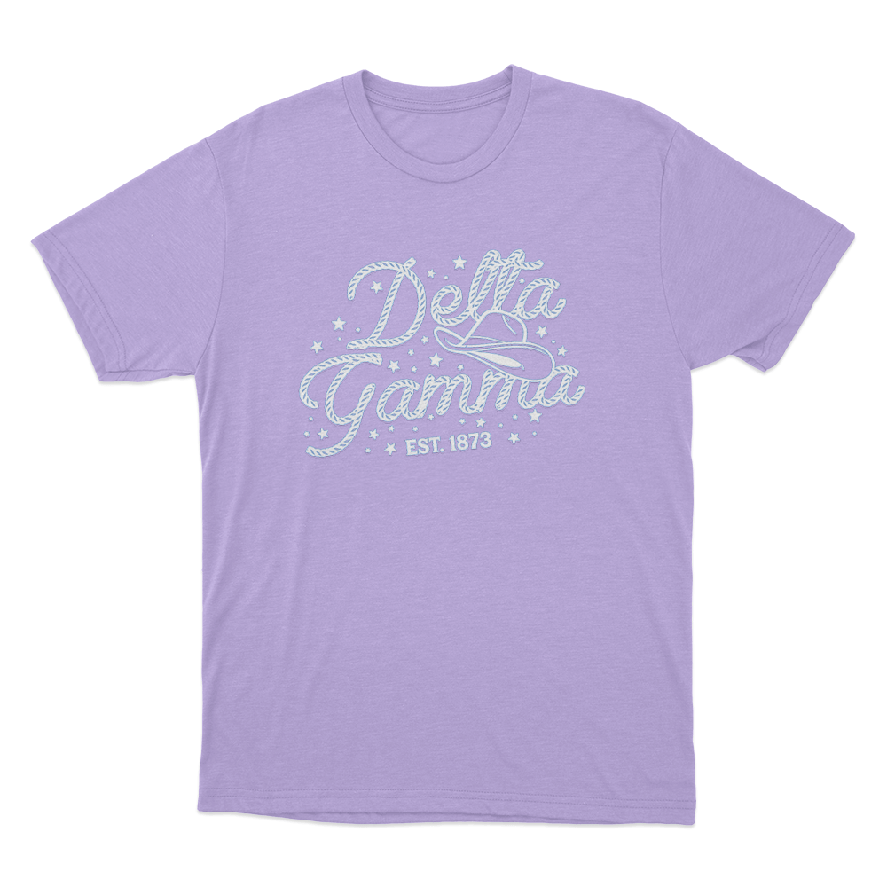 Delta Gamma Est. 1873 Unisex T Shirt Purple Delta Gamma Est. 1873 Unisex T Shirt Purple