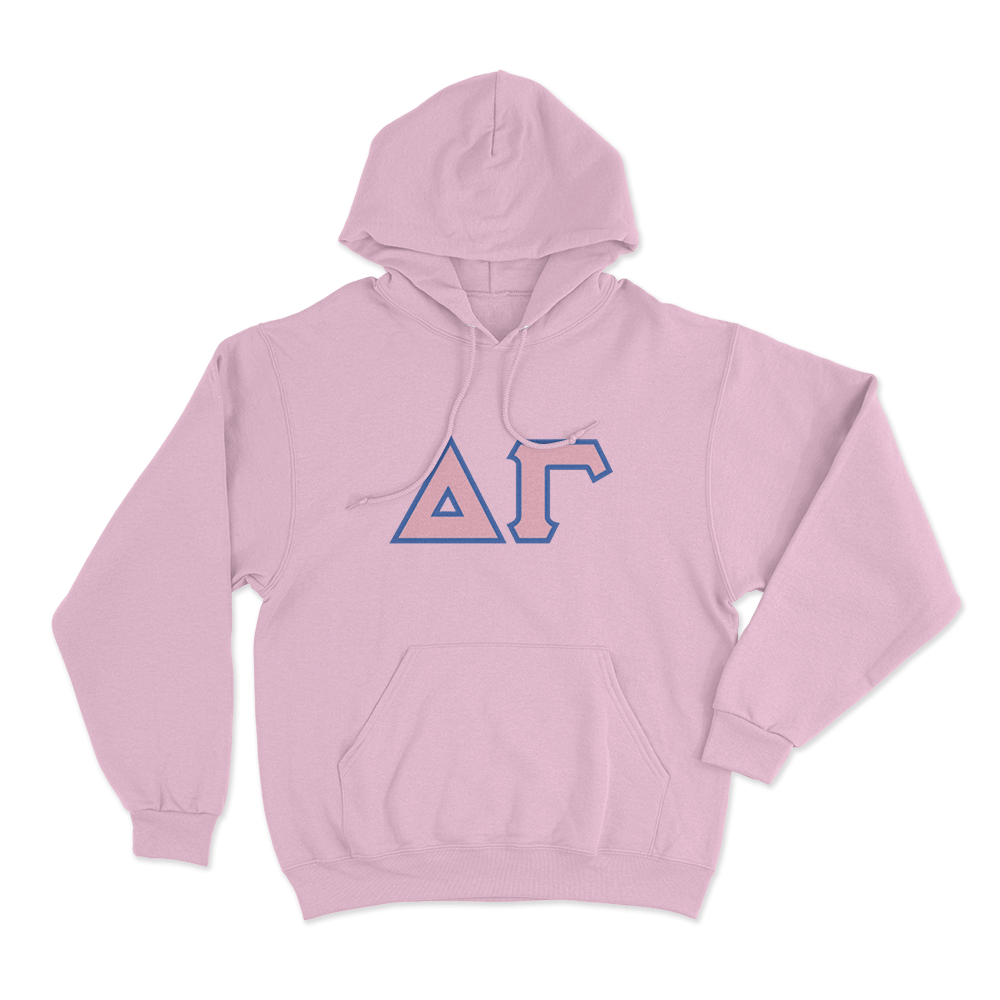 ΔΓ Logo Unisex Hoodie Pink ΔΓ Logo Unisex Hoodie Pink