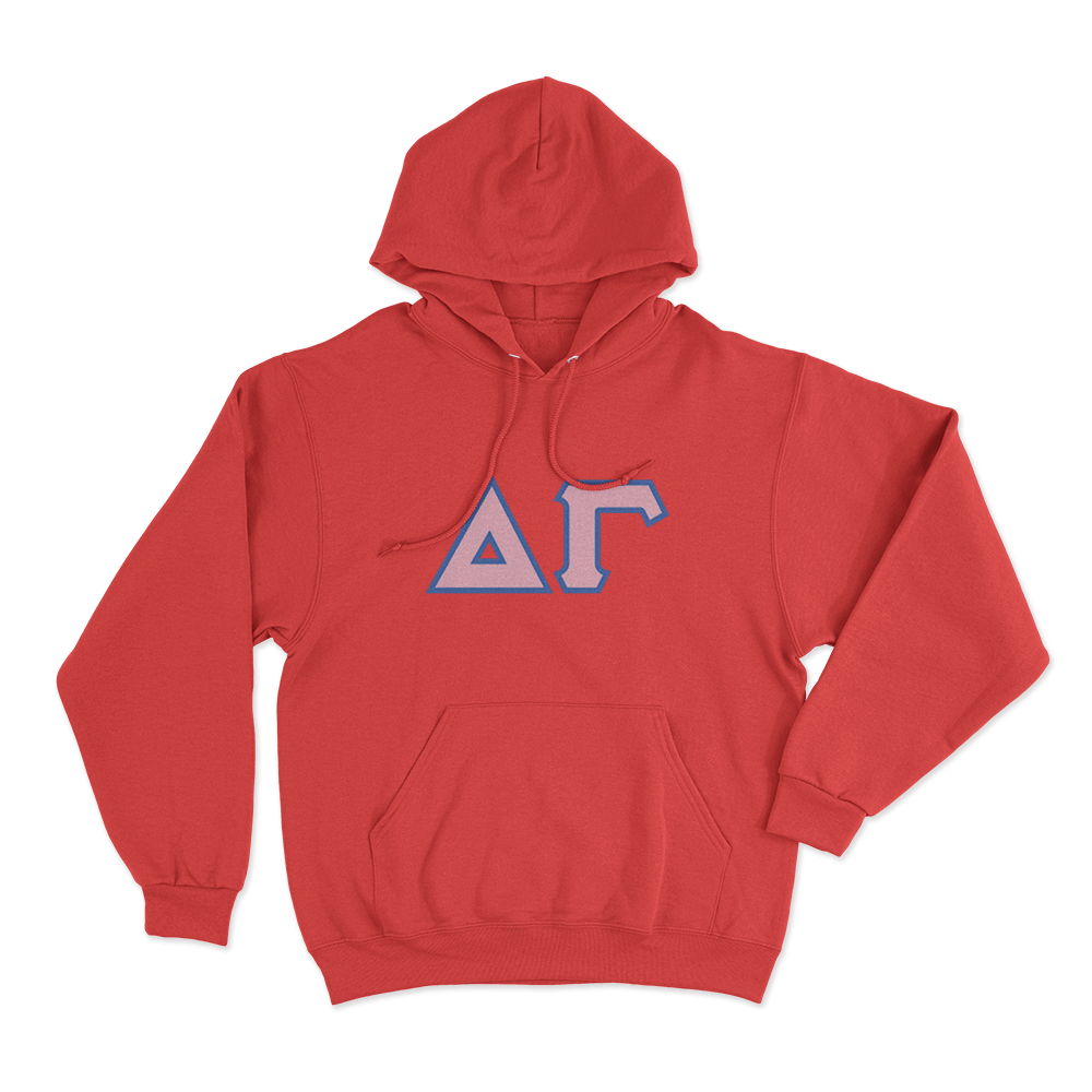 ΔΓ Logo Unisex Hoodie Red ΔΓ Logo Unisex Hoodie Red