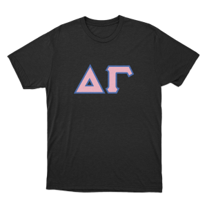ΔΓ Logo Unisex T Shirt Black