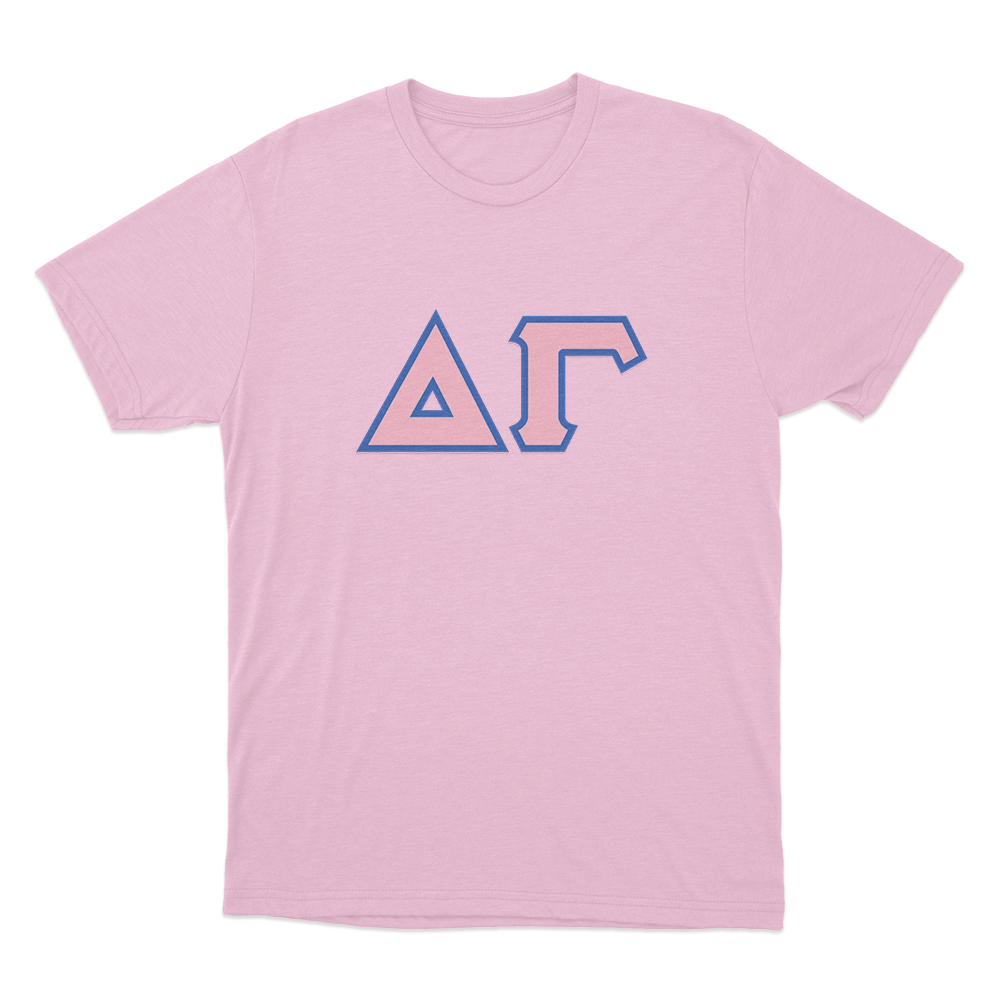 ΔΓ Logo Unisex T Shirt Pink ΔΓ Logo Unisex T Shirt Pink