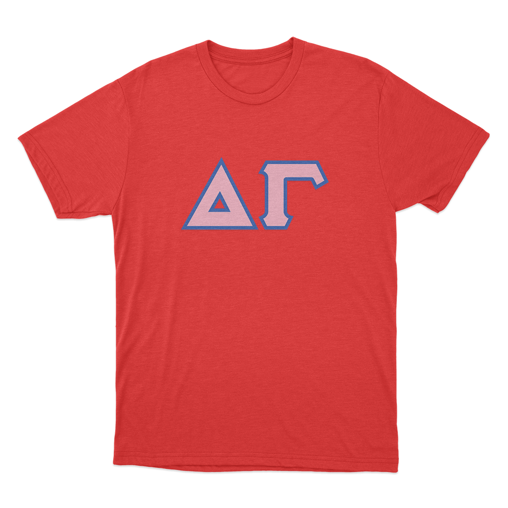ΔΓ Logo Unisex T Shirt Red ΔΓ Logo Unisex T Shirt Red
