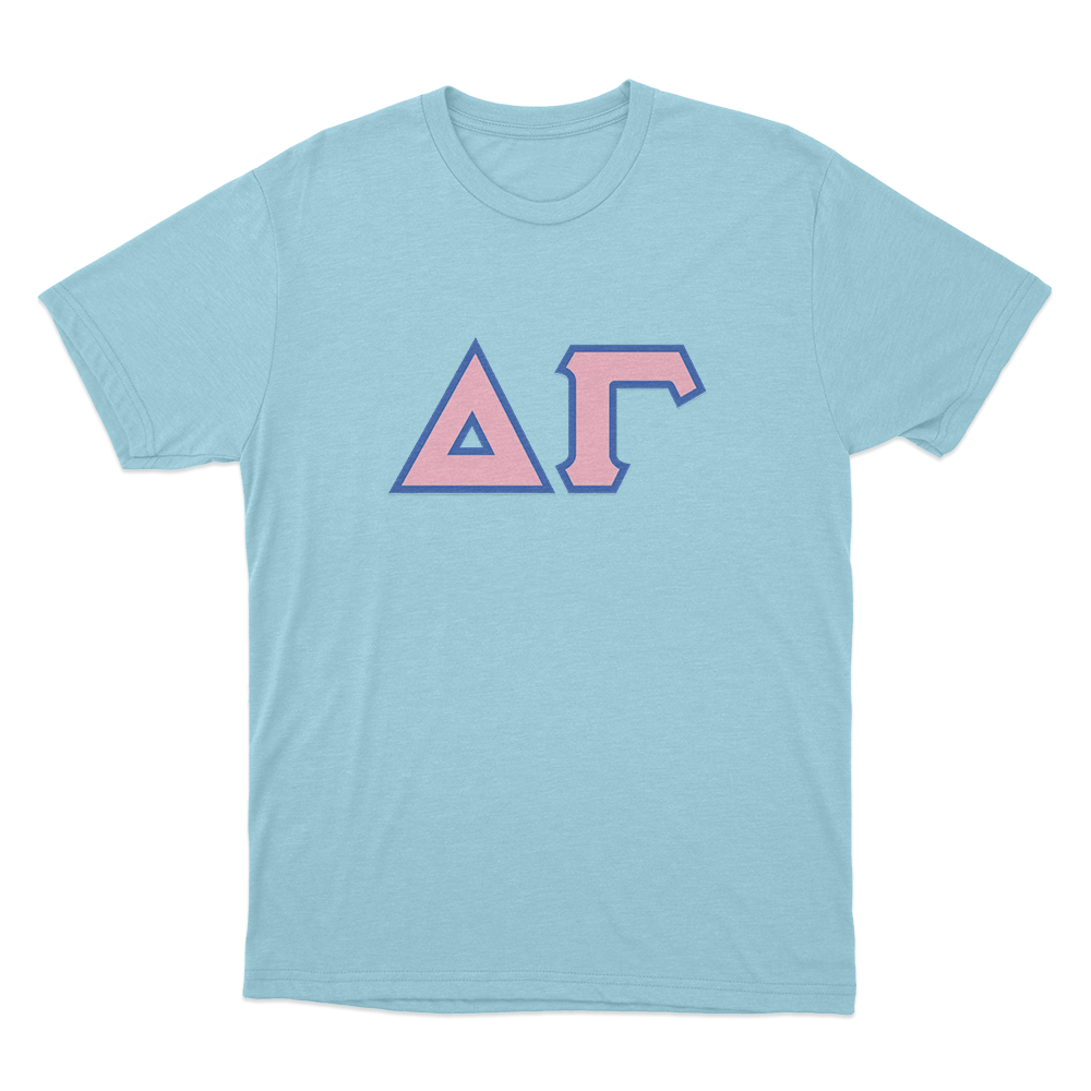 ΔΓ Logo Unisex T Shirt Sky Blue ΔΓ Logo Unisex T Shirt Sky Blue