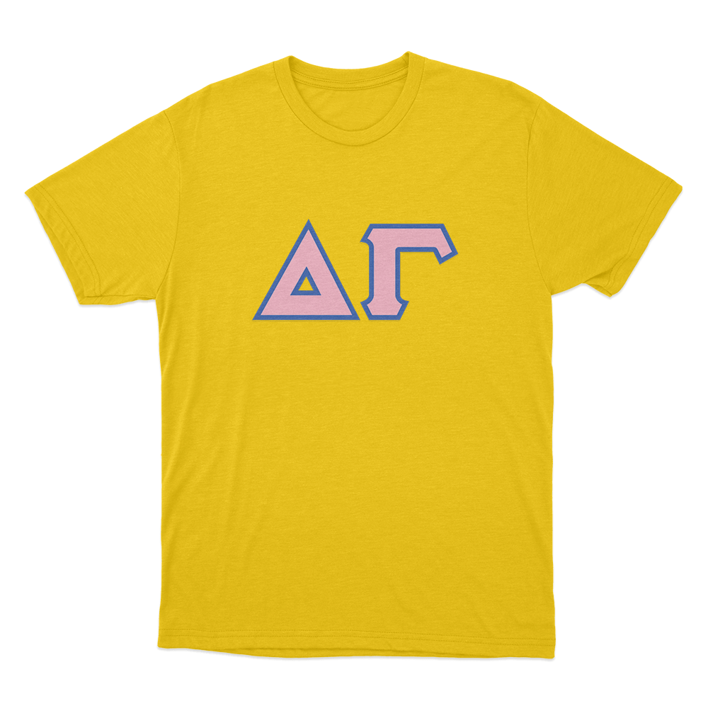 ΔΓ Logo Unisex T Shirt Yellow ΔΓ Logo Unisex T Shirt Yellow
